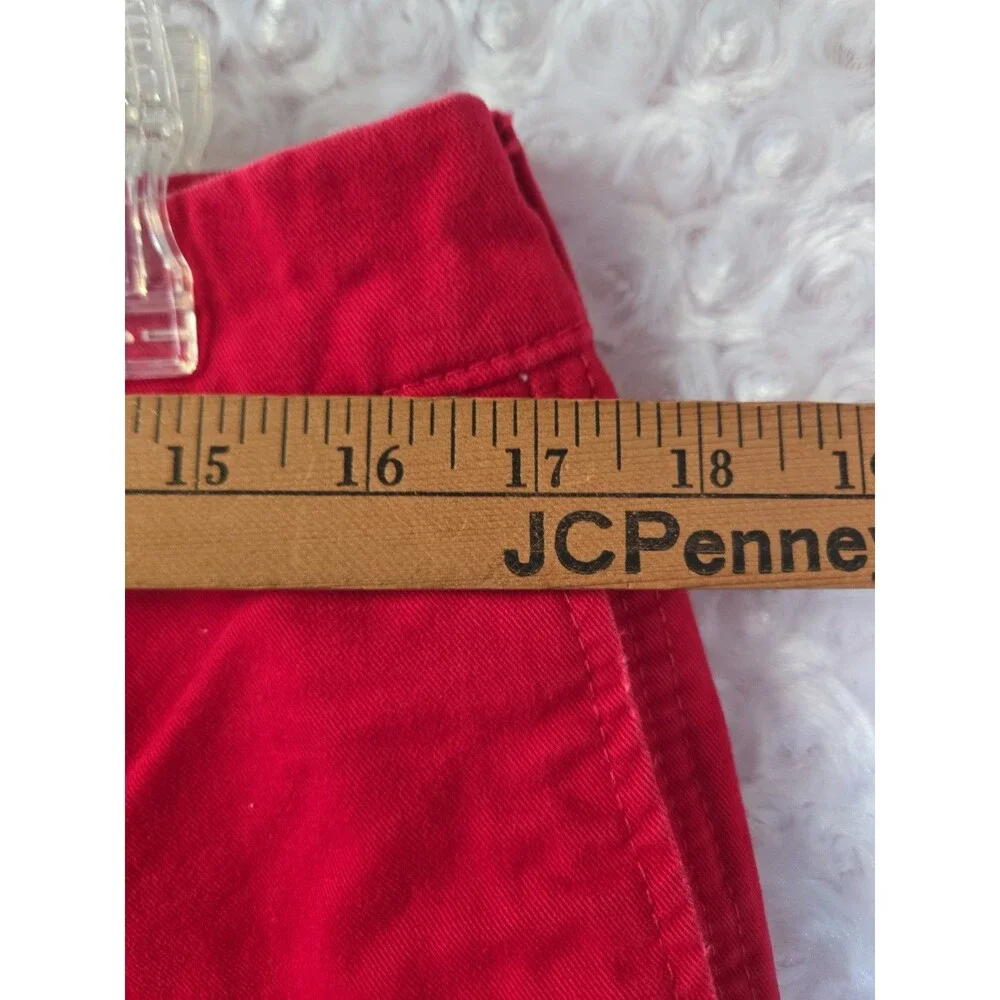 Abercrombie And Fitch Red Mens Shorts Size 34